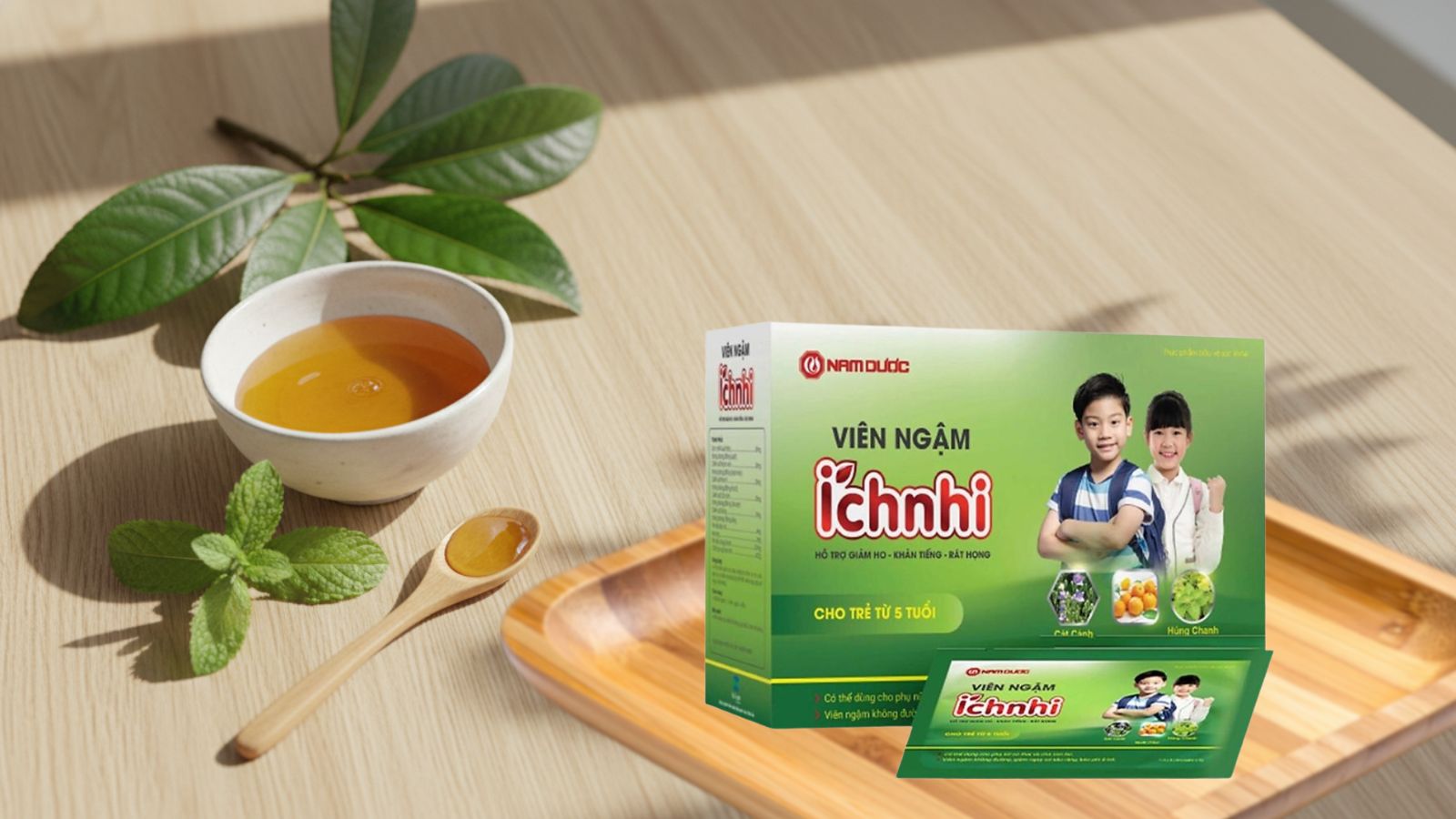 Viên ngậm thảo dược Ích Nhi