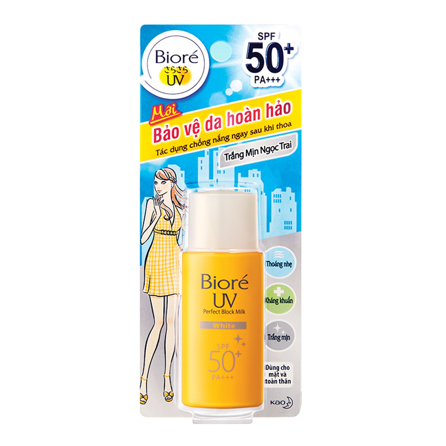 Kem chống nắng Biore UV Perfect Block Milk