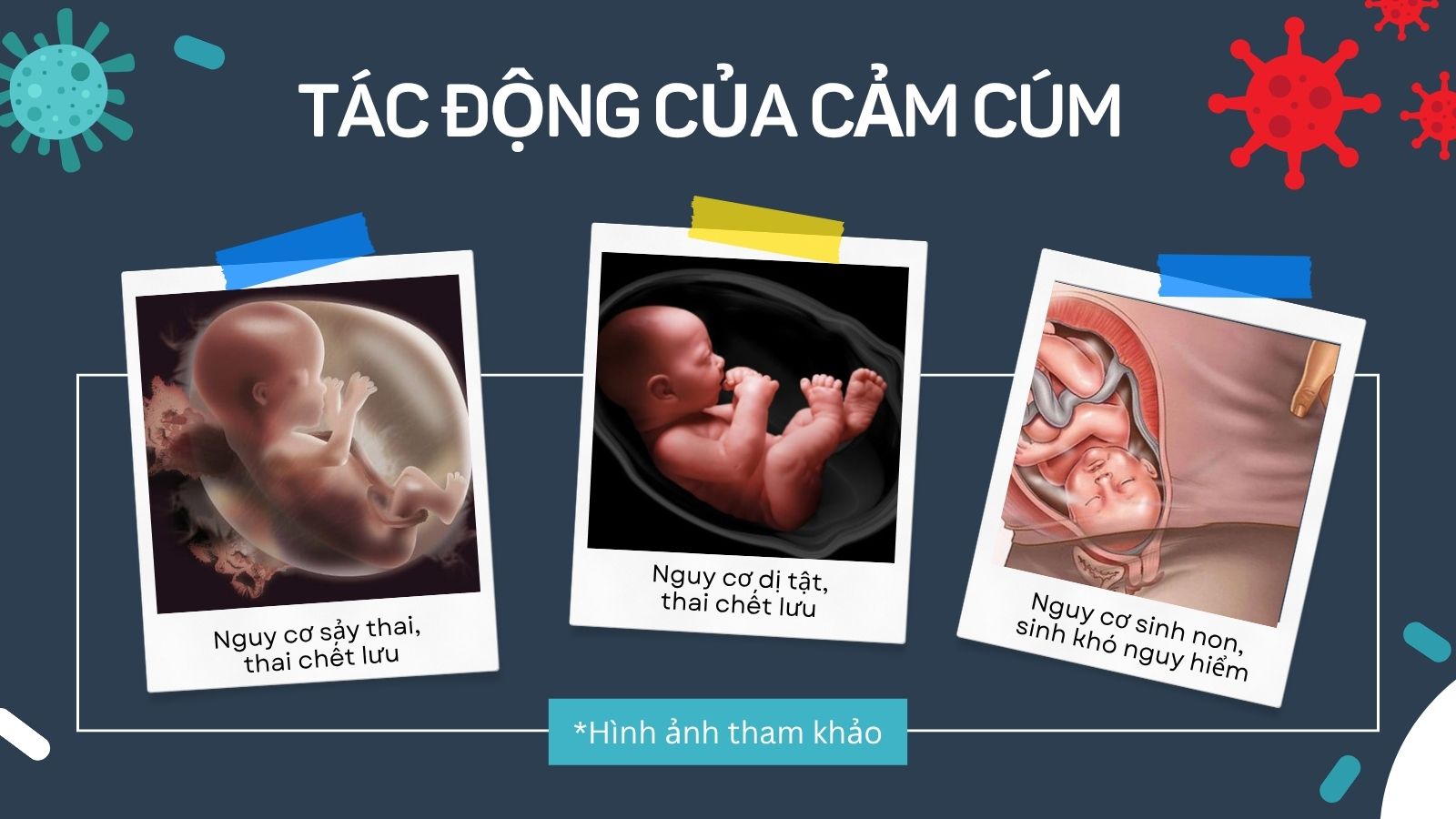 Cảm cúm ảnh hưởng đến sự phát triển của thai nhi
