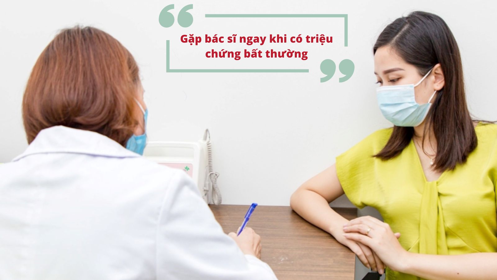 Mẹ bầu nên đến gặp bác sĩ ngay khi có triệu chứng bất thường