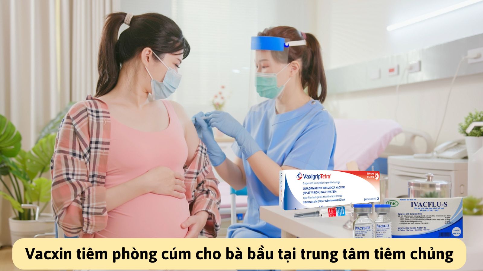 Các loại vacxin tiêm phòng cúm đã có mặt ở trung tâm tiêm chủng