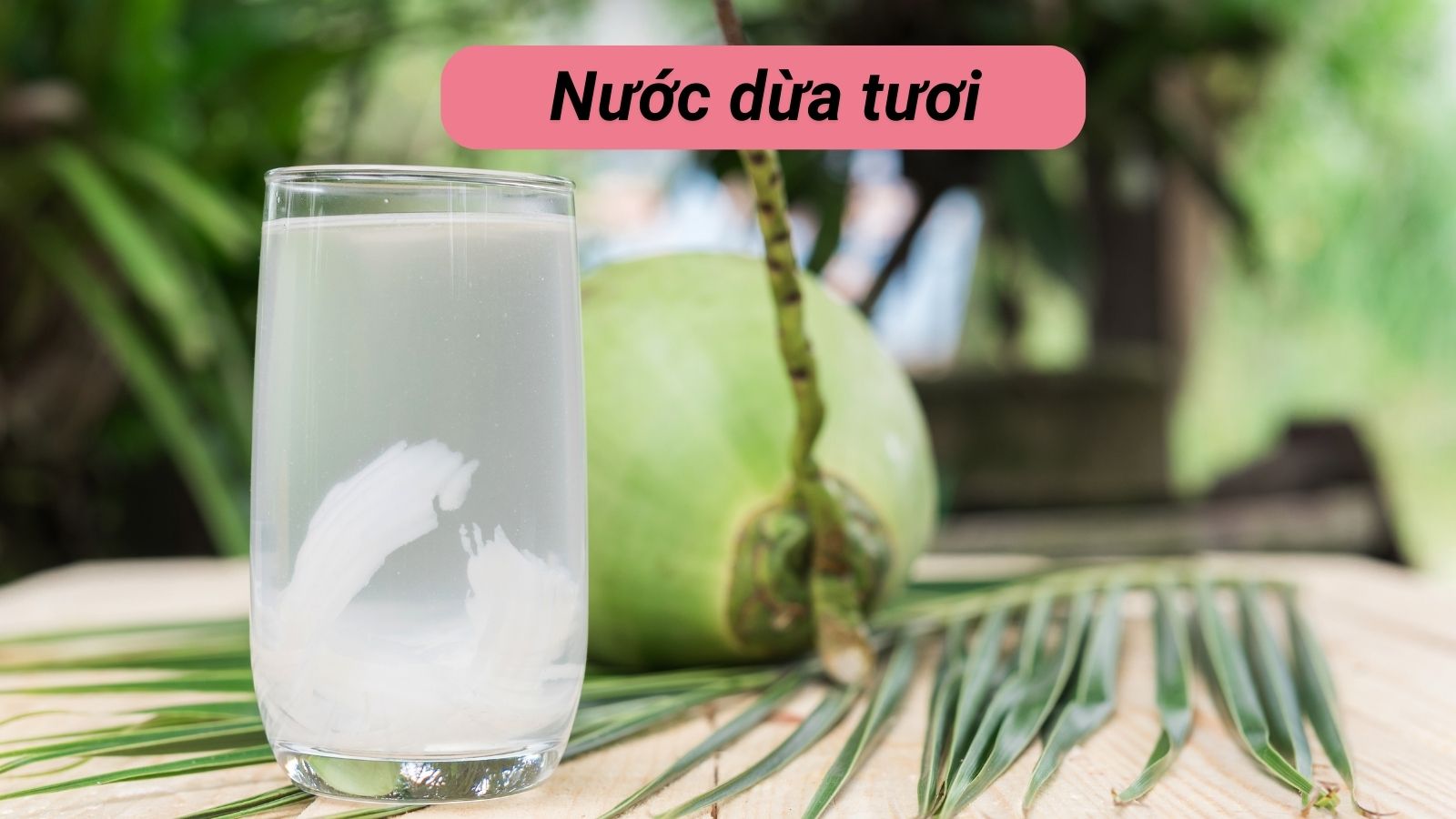 Nước dừa bổ sung chất điện giải tự nhiên hỗ trợ tăng cường sức khỏe khi cảm