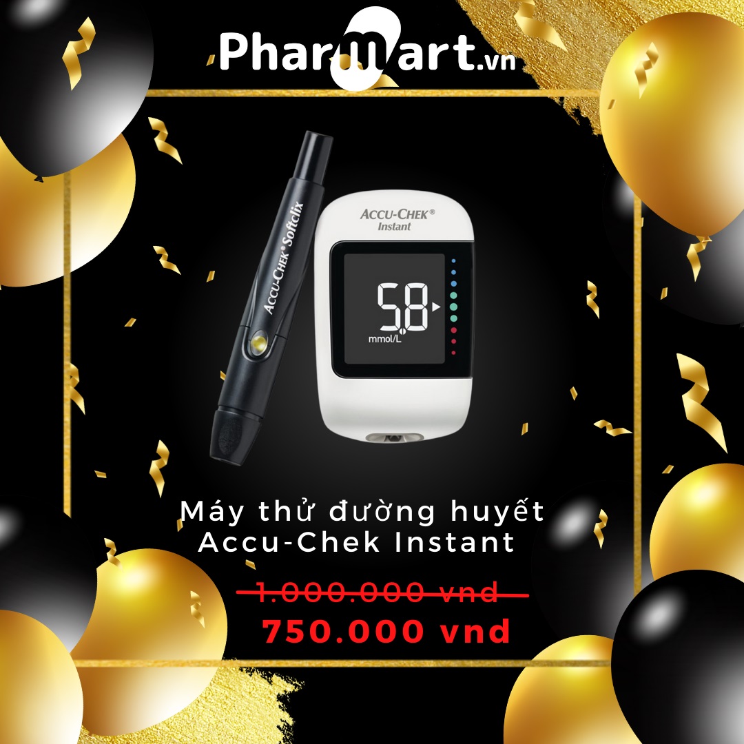 Máy đo đường huyết Accu Chek Instant