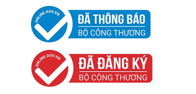 Logo đã đăng kí và thông báo bộ công thương