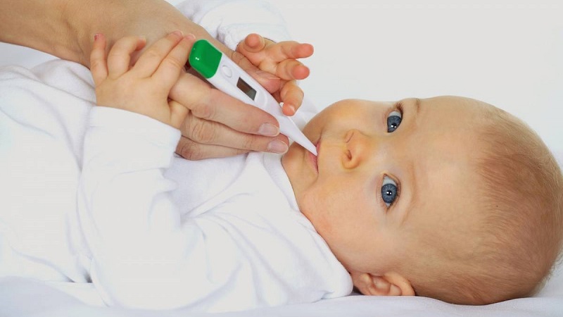 Nhiệt kế điện tử đo miệng, hậu môn cho trẻ