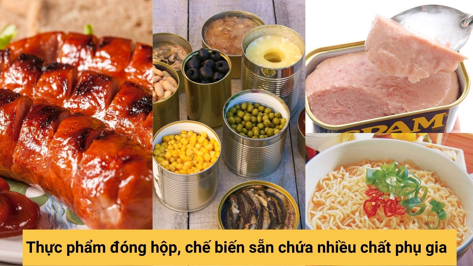 Xúc xích, đồ hộp gây suy yếu hệ miễn dịch