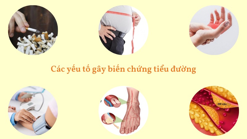 Các yếu tố gây biến chứng tiểu đường