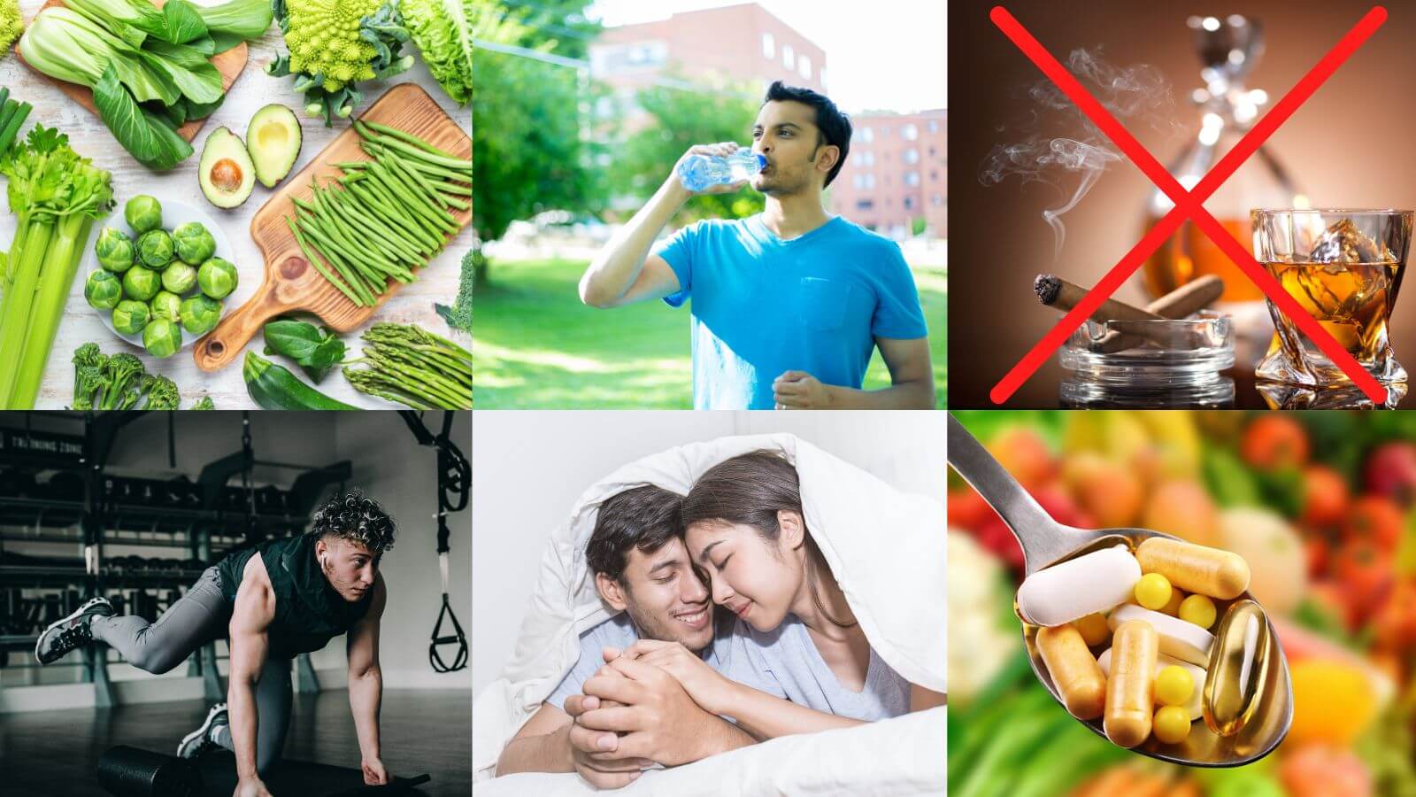 Phái mạnh có thể áp dụng nhiều biện pháp giúp cải thiện sức khỏe tinh trùng