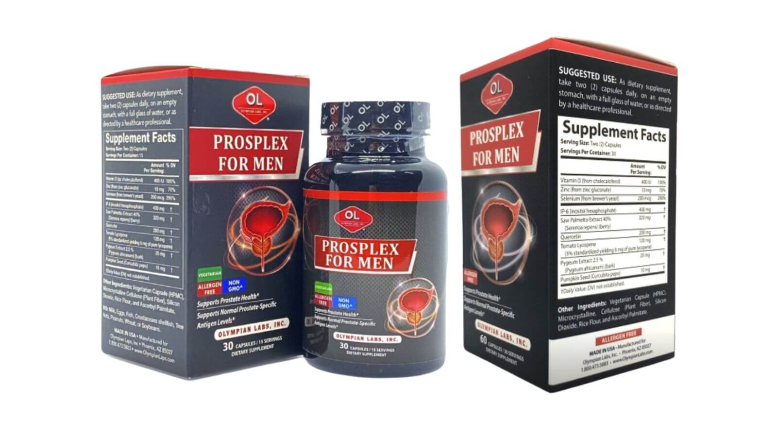 Prosplex For Men có 2 dạng đóng gói 30 viên và 60 viên