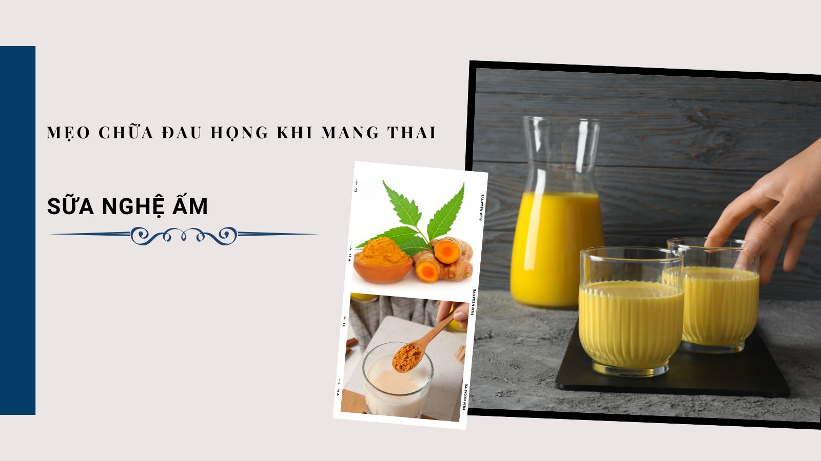 Sữa nghệ ấm cung cấp chất dinh dưỡng cần thiết và hỗ trợ xoa dịu cổ họng