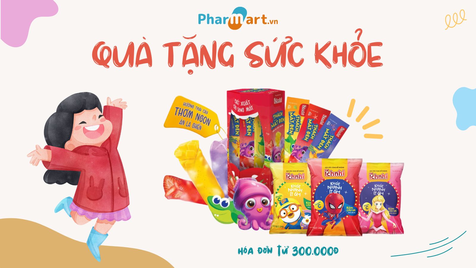 Quà tặng sức khỏe hấp dẫn cho bé