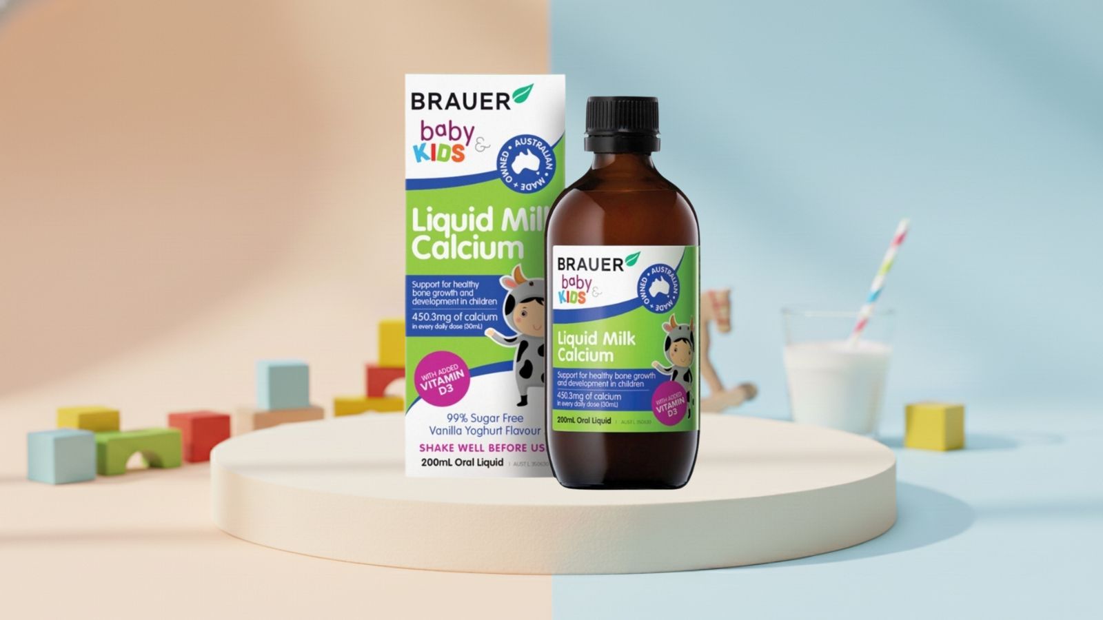 Brauer Baby & Kids Liquid Milk Calcium 