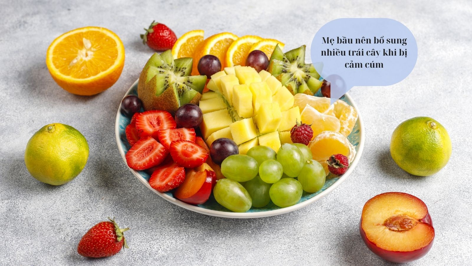 Bổ sung nhiều vitamin C có trong trái cây để tăng sức đề kháng