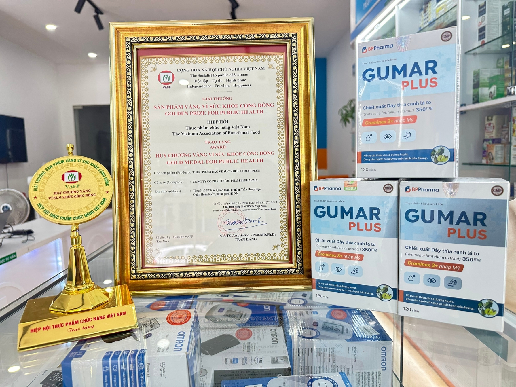 Gumar Plus - Sản phẩm huy chương vàng vì sức khỏe cho bệnh nhân tiểu đường