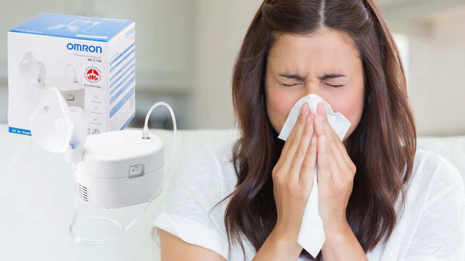 Omron NE-C101 là một trong những dòng máy khí dung phổ biến hiện nay