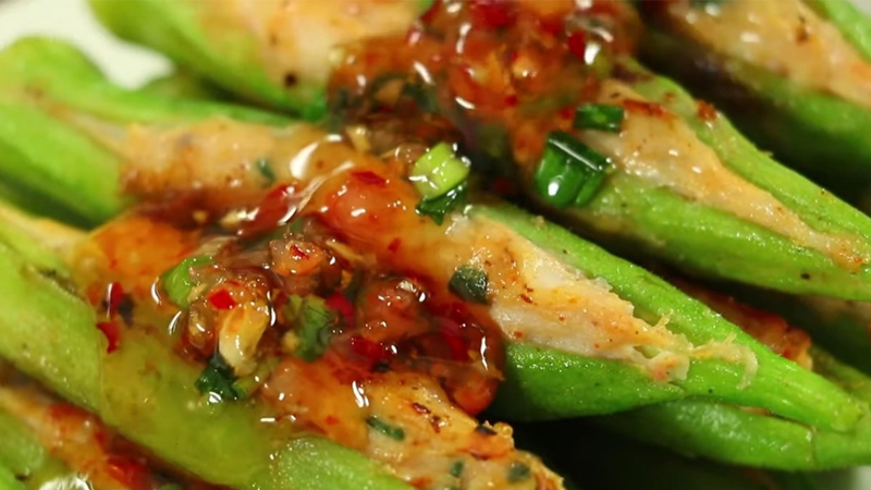 Đậu bắp nướng