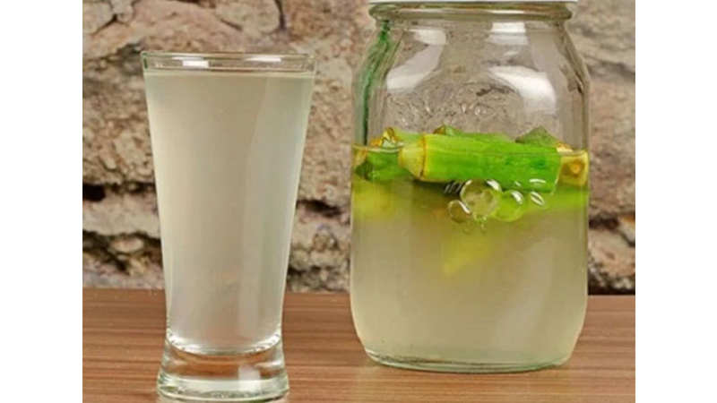 Đậu bắp ngâm nước hỗ trợ trị tiểu đường