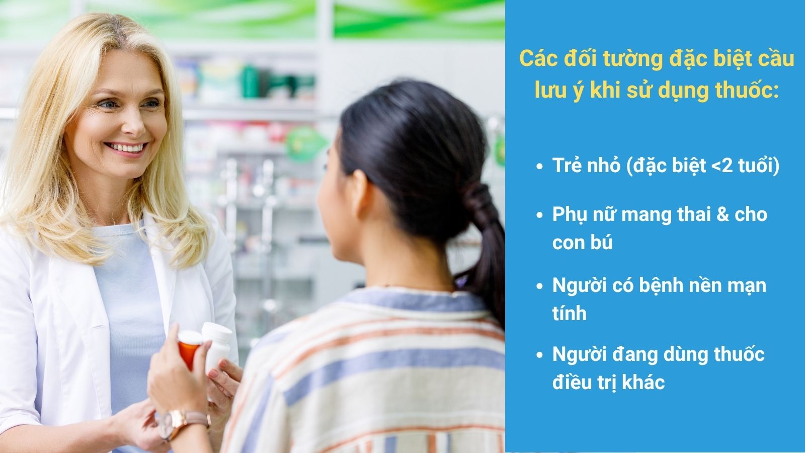 Nên thận trọng khi dùng thuốc cảm cúm với đối tượng đặc biệt