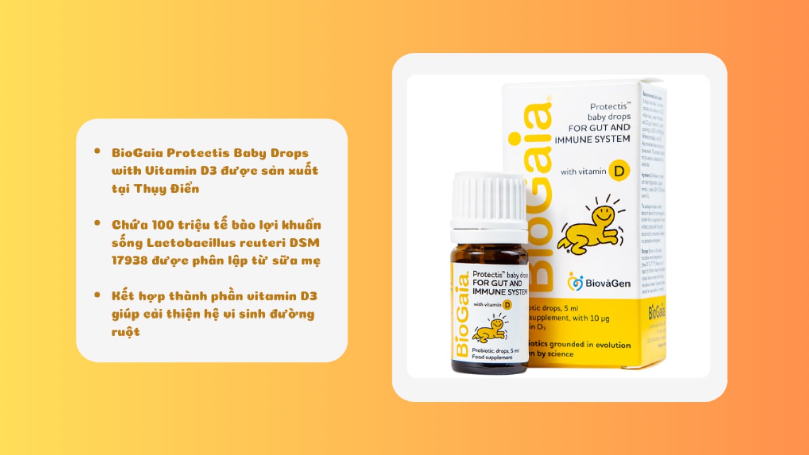 BioGaia Protectis Baby Drops with Vitamin D3