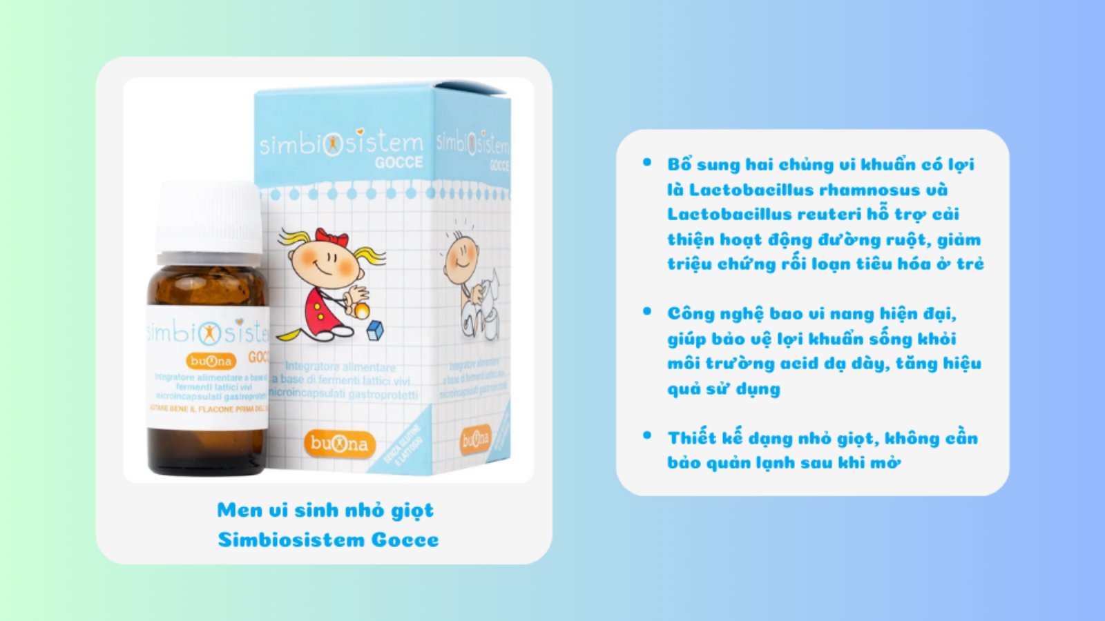 Men vi sinh nhỏ giọt Simbiosistem Gocce