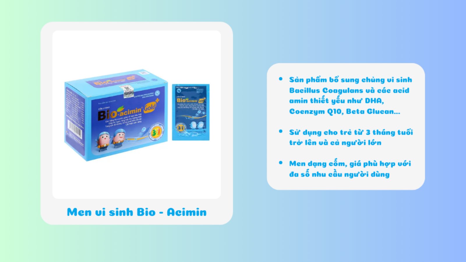 Men vi sinh Bio - Acimin