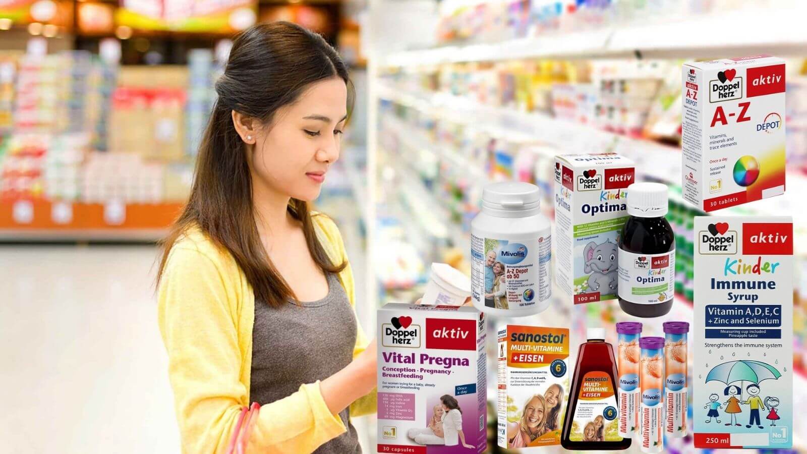 Nhiều khách hàng tin dùng Vitamin tổng hợp của Đức