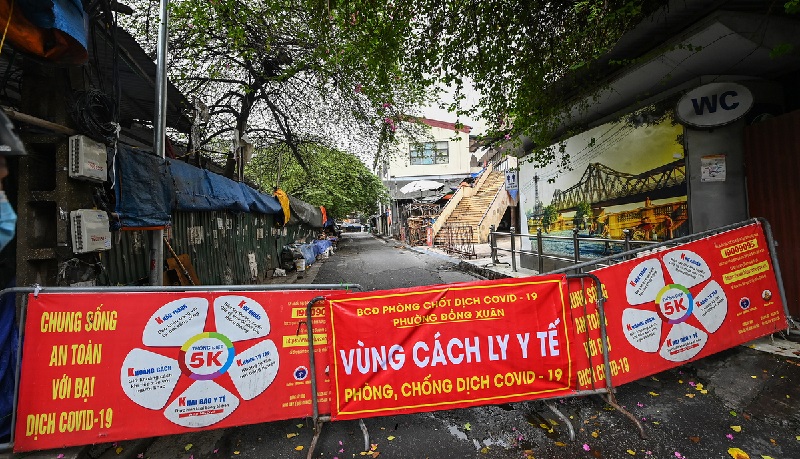 Gia tăng chốt kiểm soát tại khu vực phố cổ Hà Nội