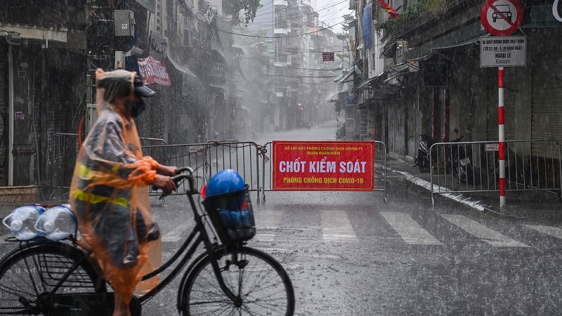 phong tỏa khu vực phố bia Tạ Hiện