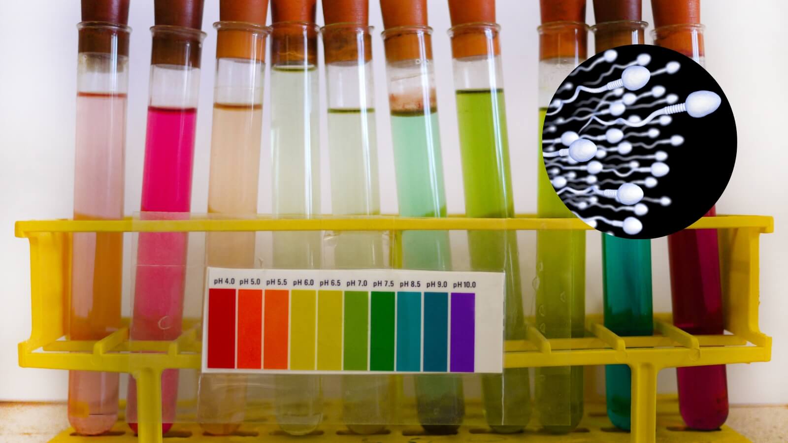 pH một trong số những tiêu chuẩn đánh giá chất lượng tinh trùng