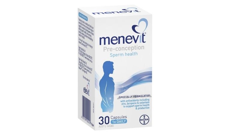 Menevit là thực phẩm chức năng giúp tăng cường chất lượng và số lượng tinh trùng.