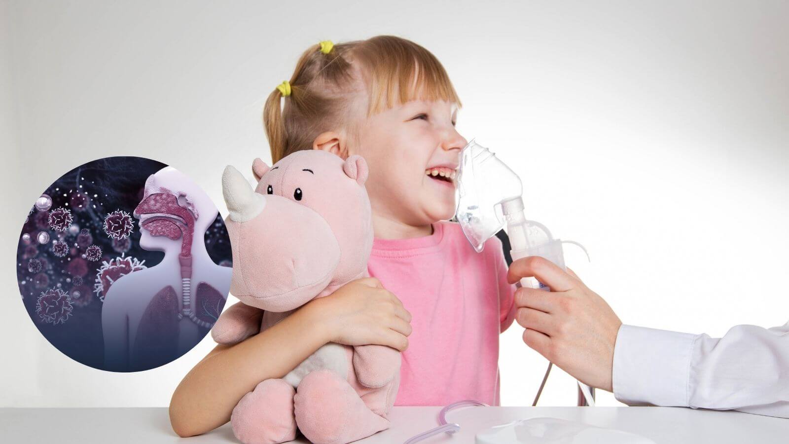 Xông khí dung bằng nước muối cho bé giúp giảm nghẹt mũi, thông thoáng đường thở