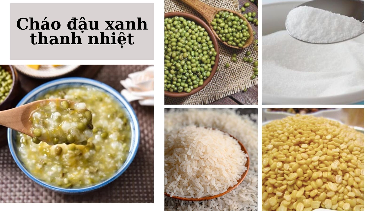 Cháo cho người bị cúm giúp thanh nhiệt, giải độc