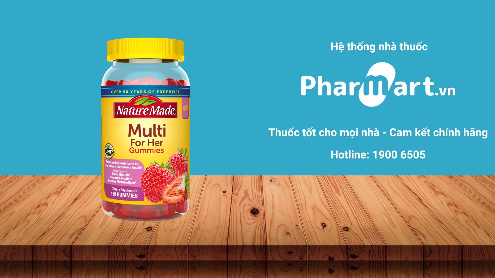 Kẹo dẻo tổng hợp của Mỹ Nature Made Adult Gummies