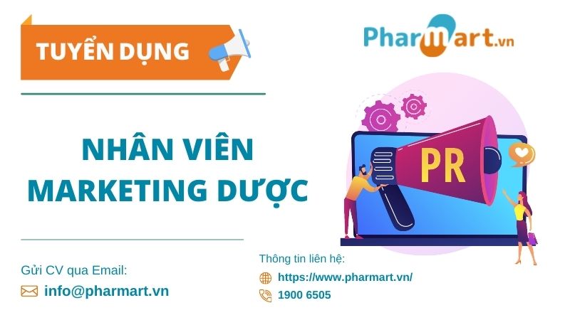 [Hà Nội] - Pharmart.vn tuyển dụng vị trí Nhân viên marketing Dược