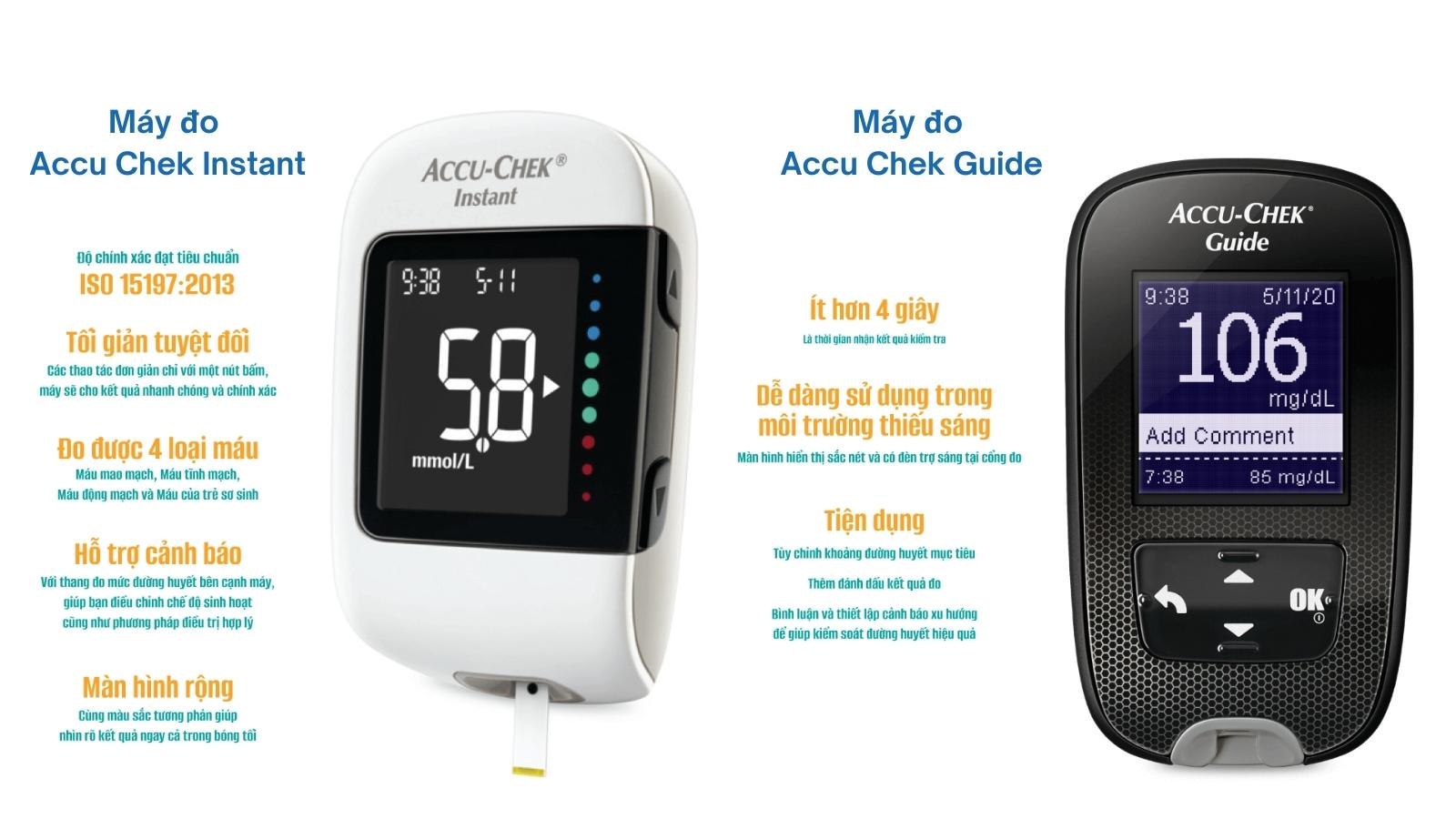 Hai dòng máy mới nhất của Accu Chek