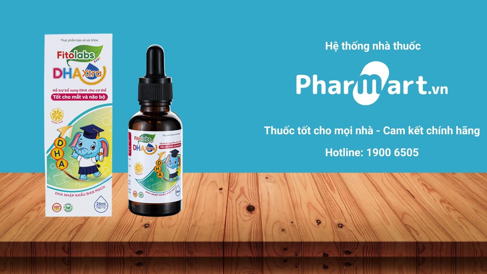 DHA nhỏ giọt cho trẻ nhỏ không tanh Fitolabs DHA