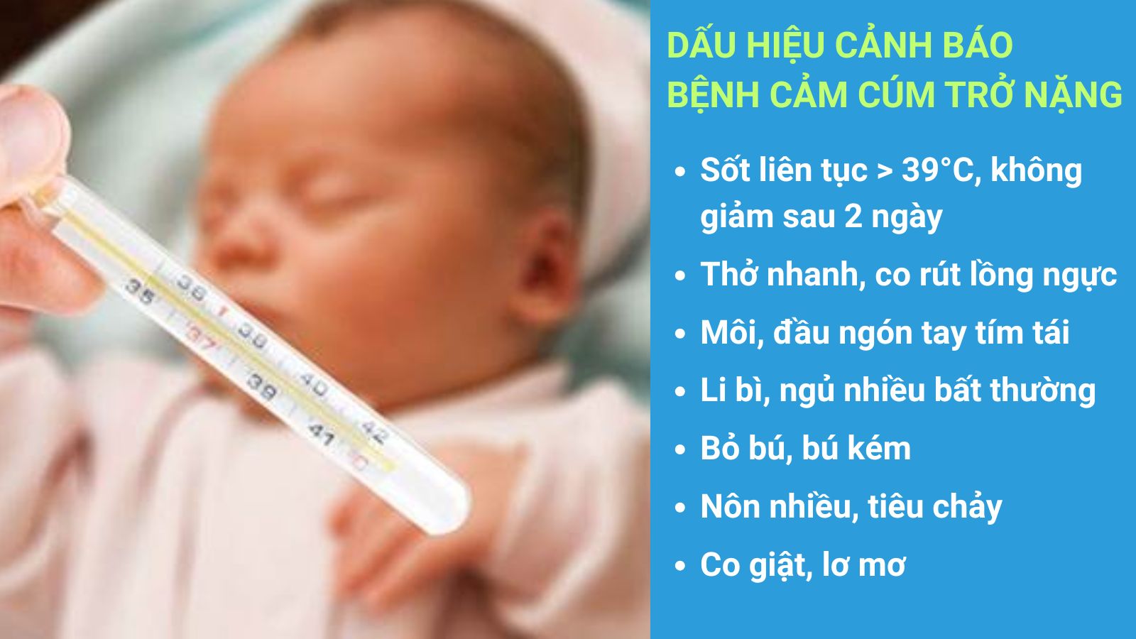 Cha mẹ cần lưu ý các dấu hiệu cần đưa trẻ đến bệnh viện