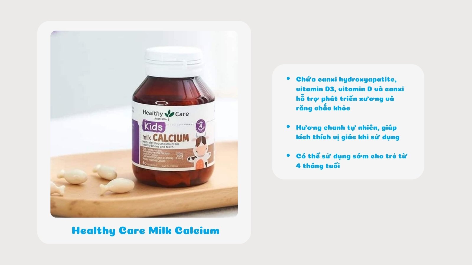Healthy Care Milk Calcium của Úc