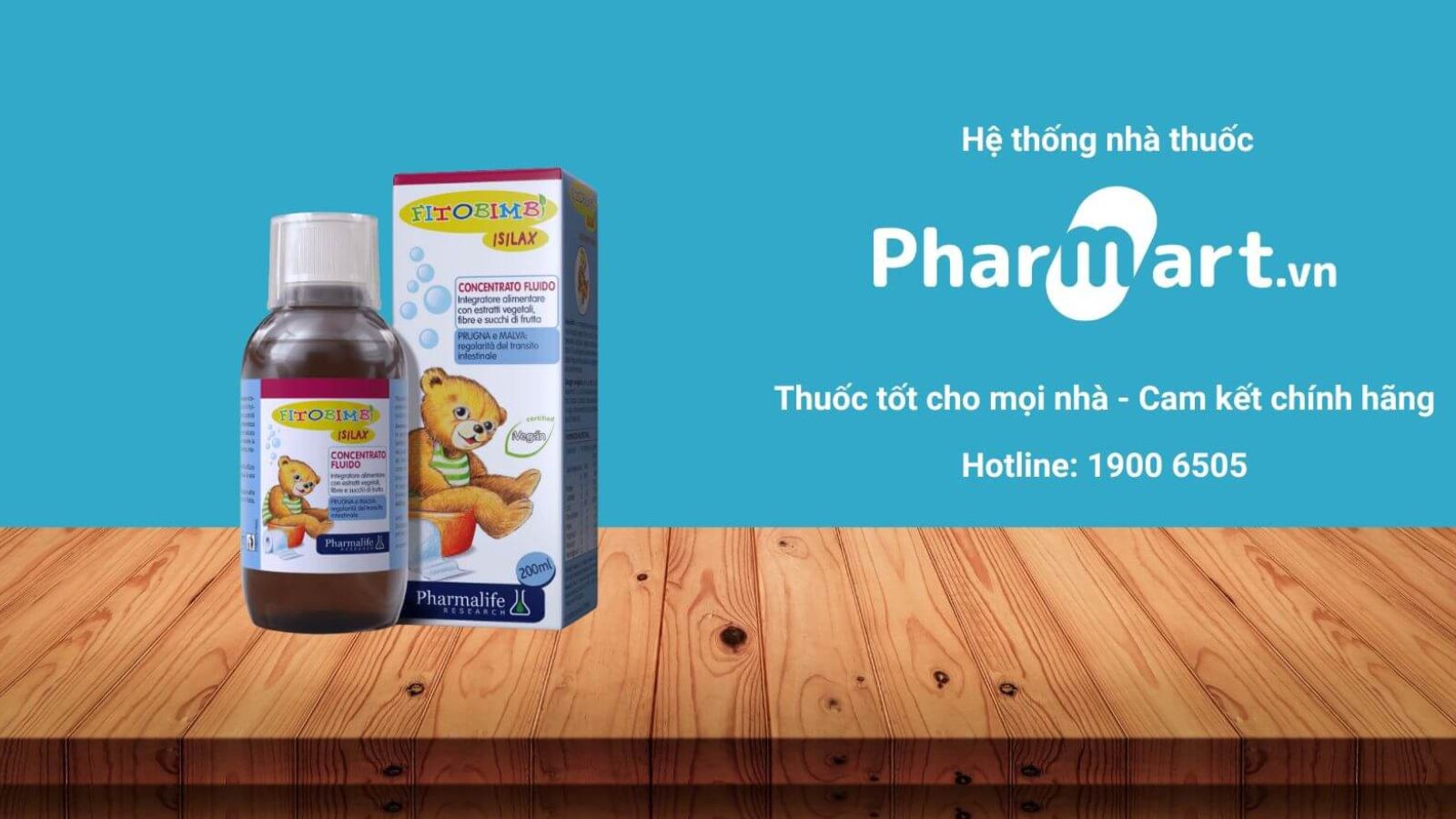 Siro hỗ trợ cải thiện táo bón cho trẻ nhỏ Fitobimbi Isilax Concentrato Fluido