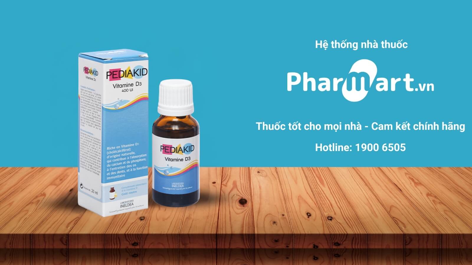 Pediakid Vitamin D3 - Siro bổ sung vitamin D cho cơ thể