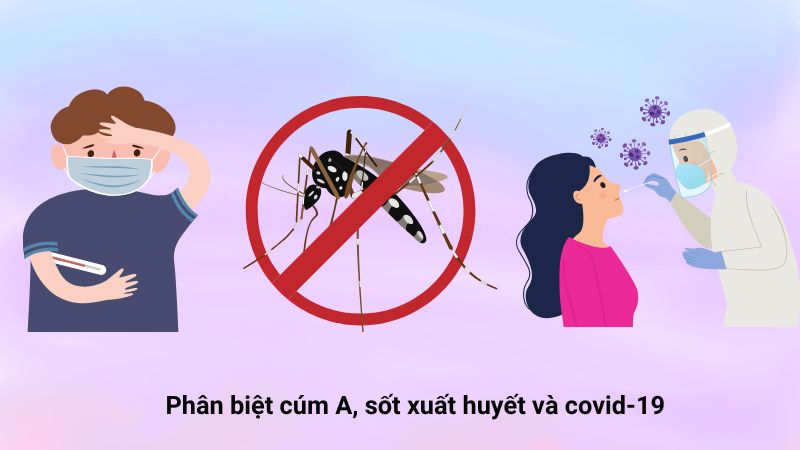 [Mới nhất] Phân biệt sốt xuất huyết, Covid-19 và cúm A