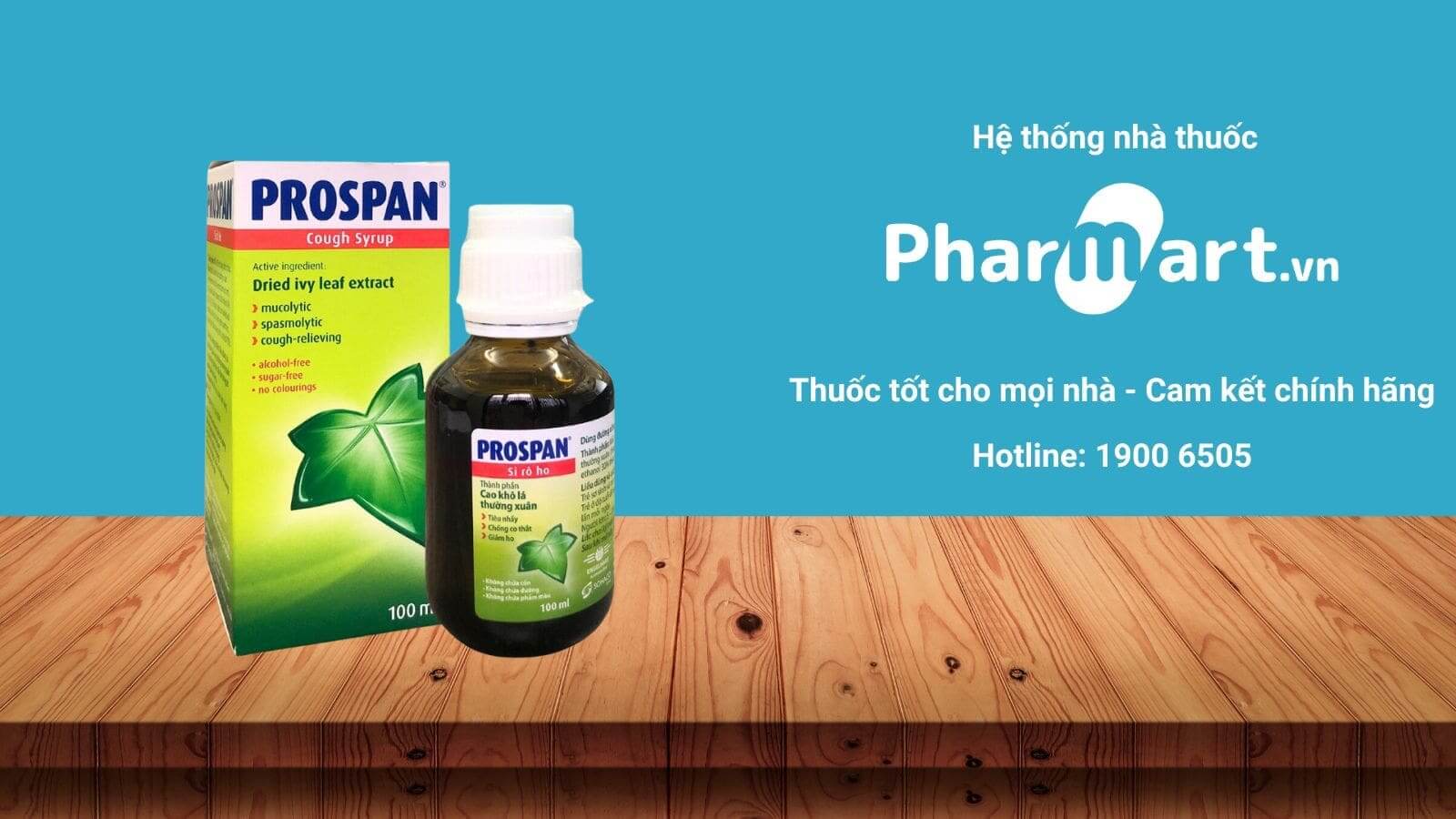 Siro ho thảo dược từ lá thường xuân