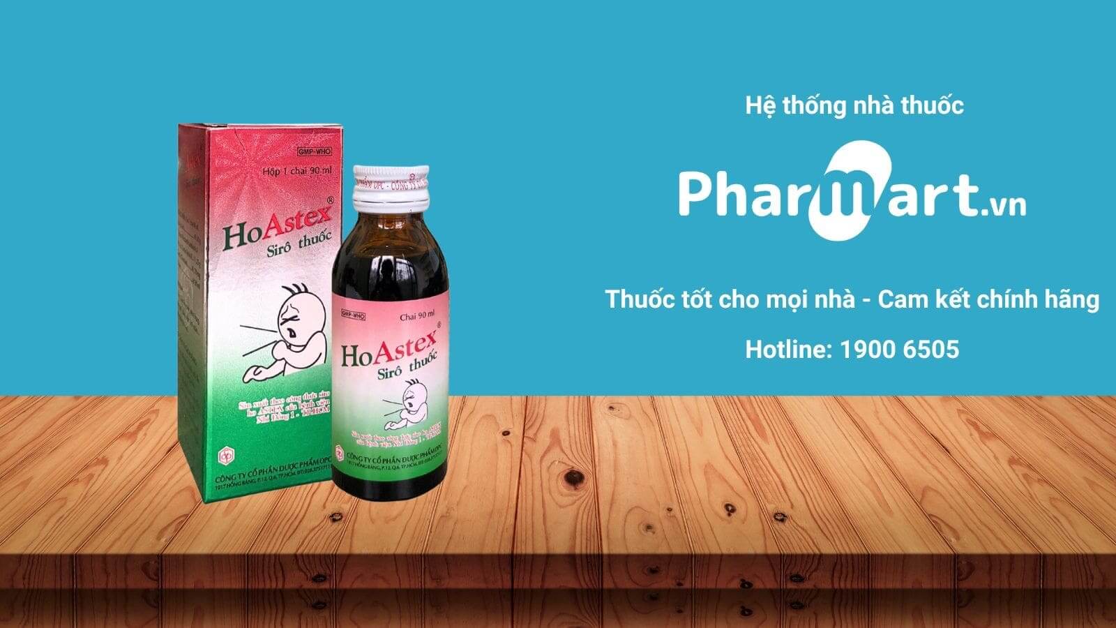 Giảm ho hiệu quả với siro Hoastex