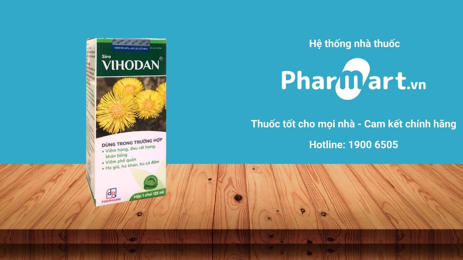 Siro ho thảo dược Vihodan