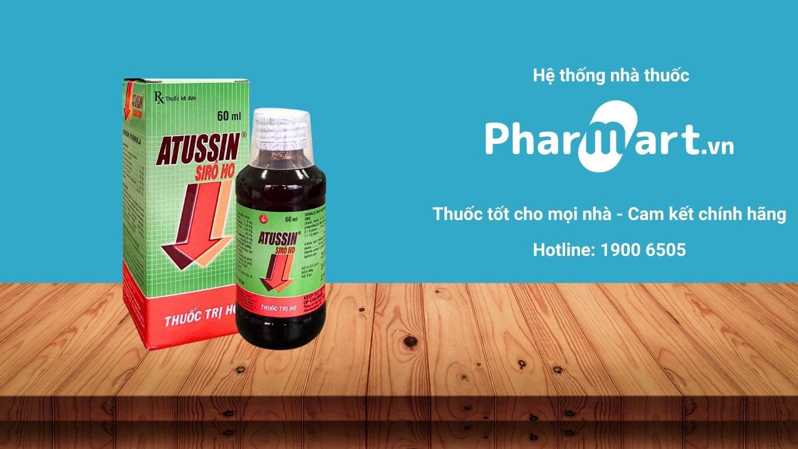 Siro Atussin giúp giảm ho nhanh