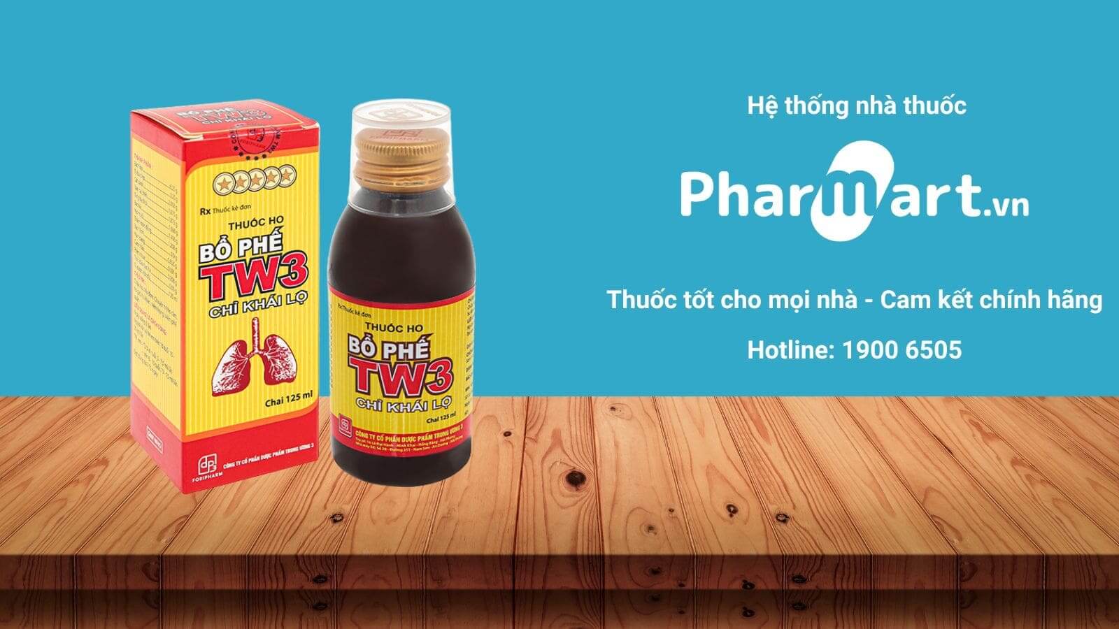 Siro TW3 - Siro ho cho người lớn luôn được tin cậy