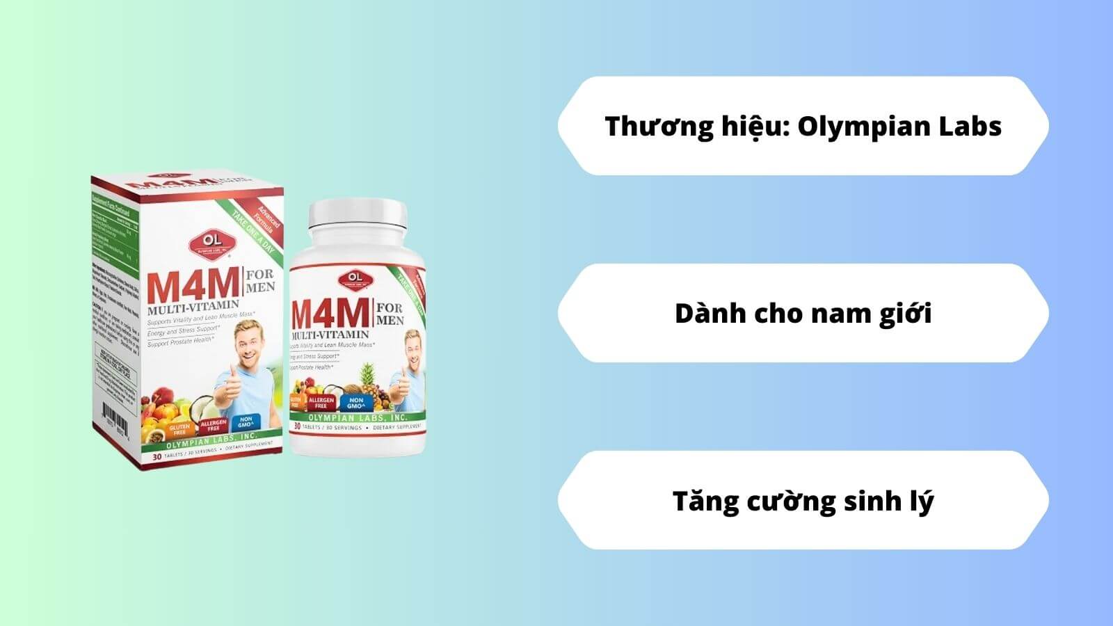 M4M Multi-vitamin chuyên dùng cho nam giới
