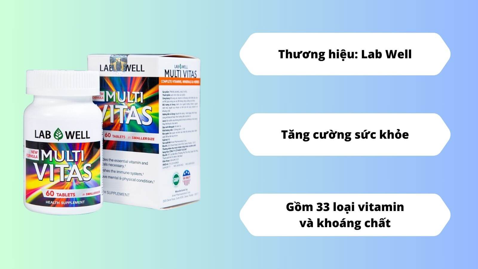 Multi Vitas Lab Well được nhiều người tin dùng