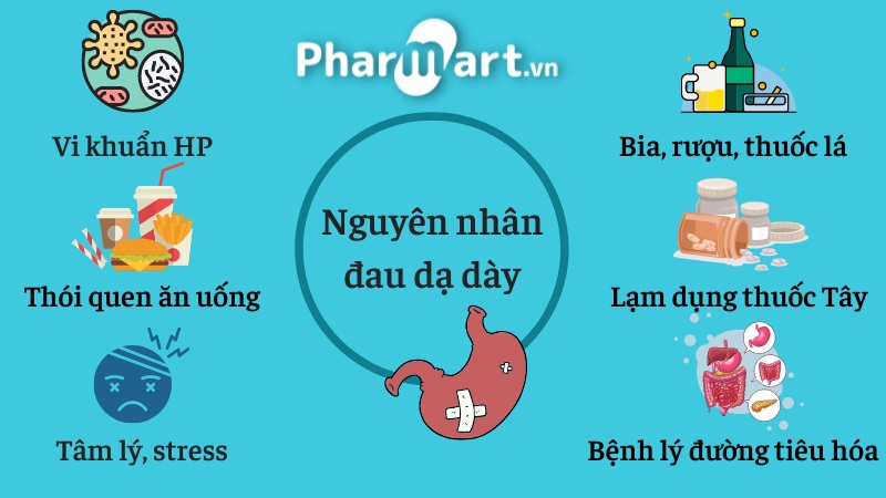 Nguyên nhân gây bệnh đau dạ dày