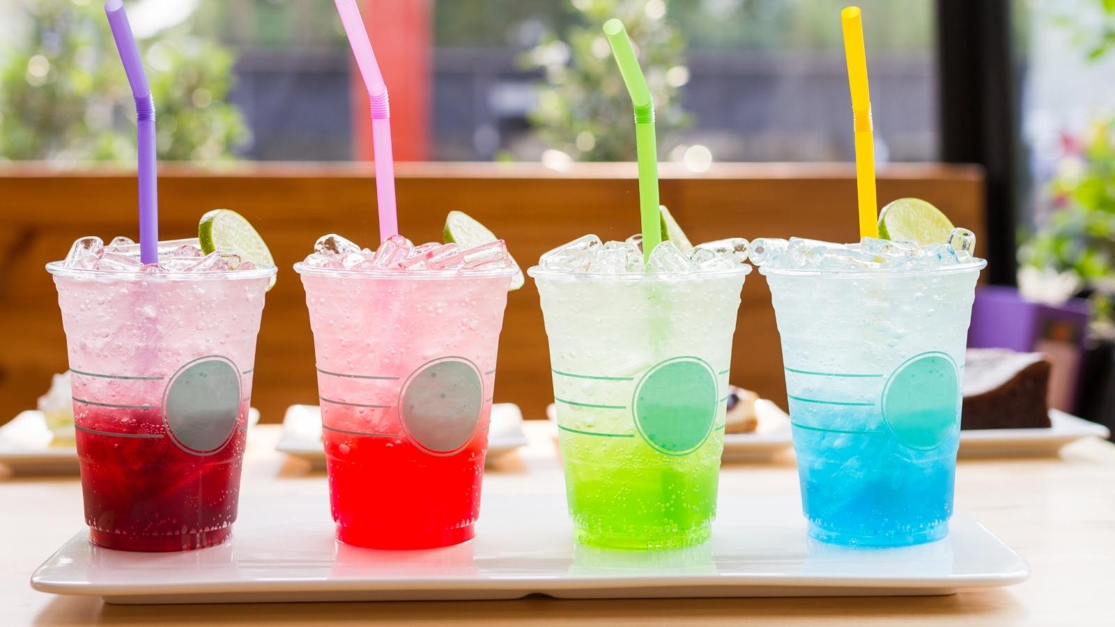 Nước có ga chứa rất nhiều đường hóa học 